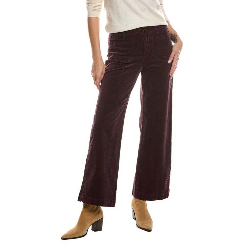 Wit & Wisdom Womens Wyatt Corduroy Wide Leg Pant